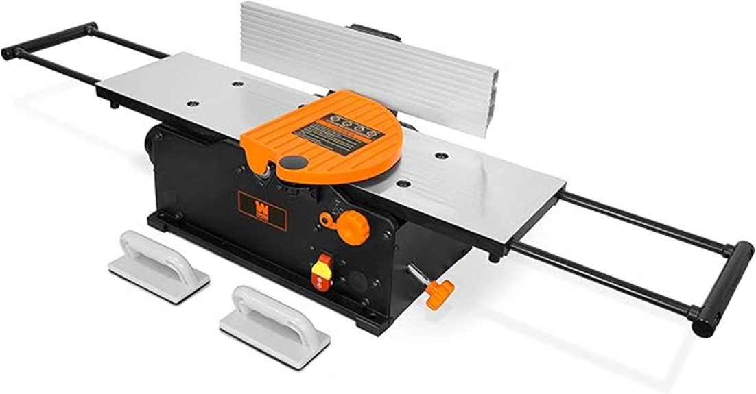 10 amp spiral benchtop jointer