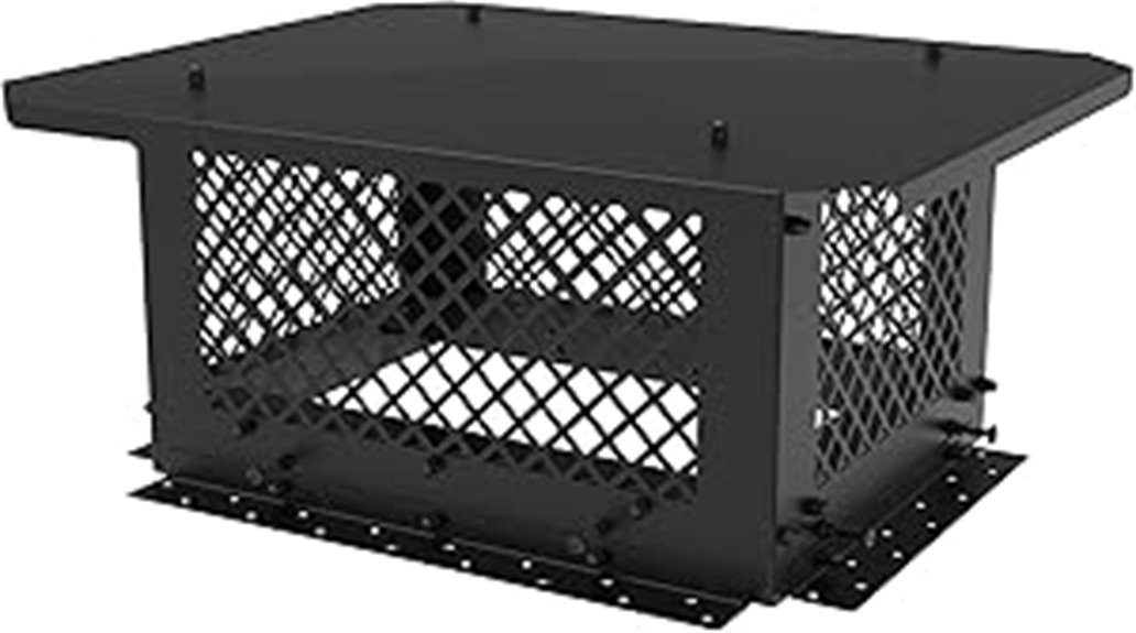 13x17 chimney cover