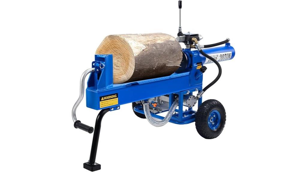 20 ton portable log splitter