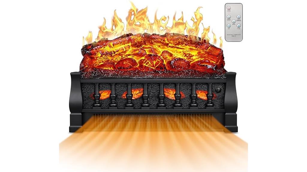 21 inch remote controlled fireplace