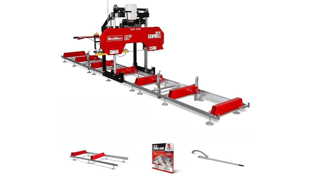 26 inch portable sawmill