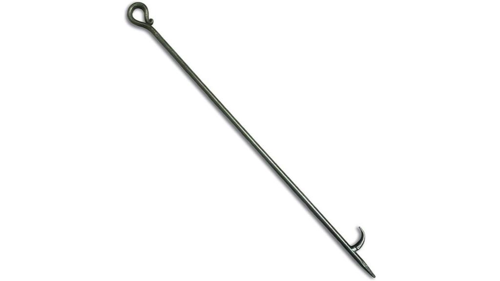 34 inch forged fireplace poker
