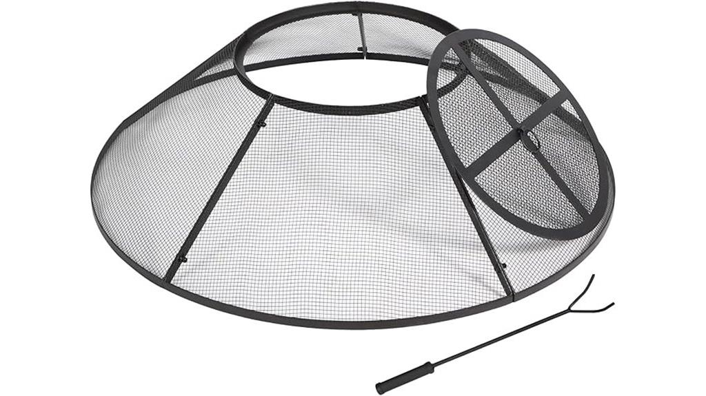 36 inch fire pit screen