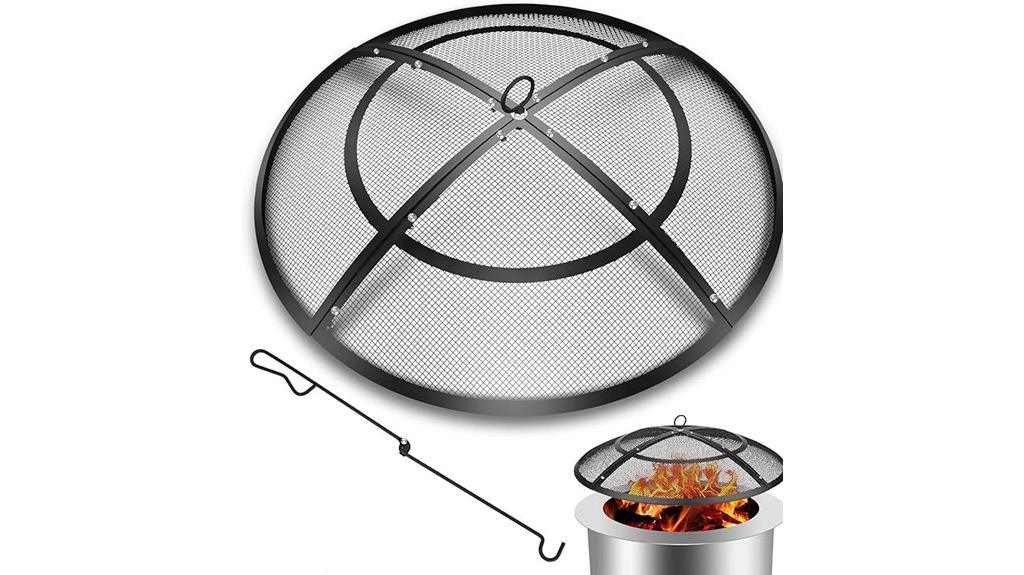 40 inch mesh fire screen