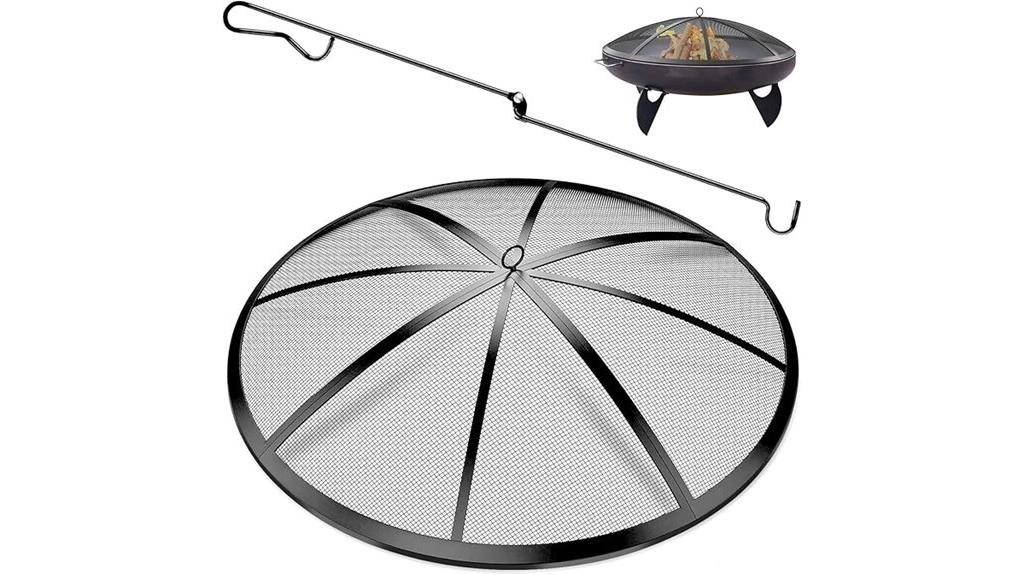 40 inch mesh fire screen
