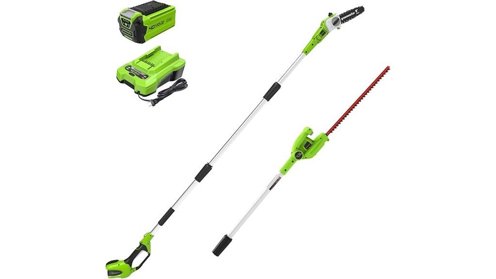 40v pole saw hedge