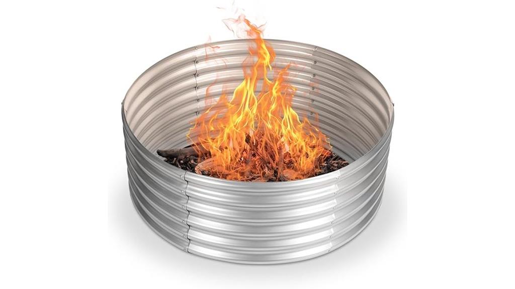 48 inch outdoor fire ring
