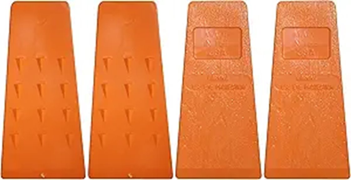 5 5 inch logging wedge set
