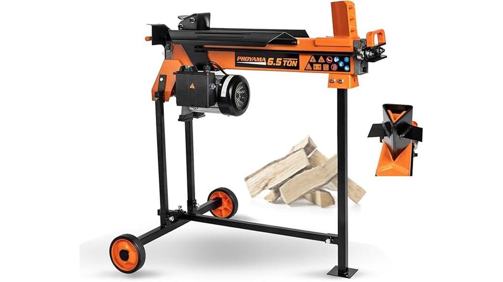 6 5 ton log splitter
