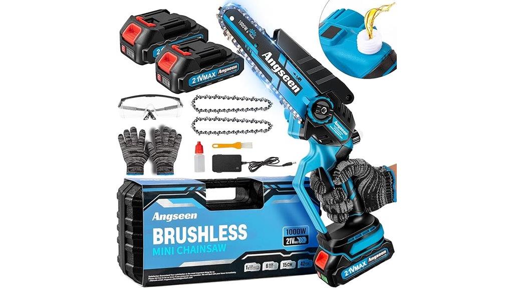 6 inch cordless chain saw