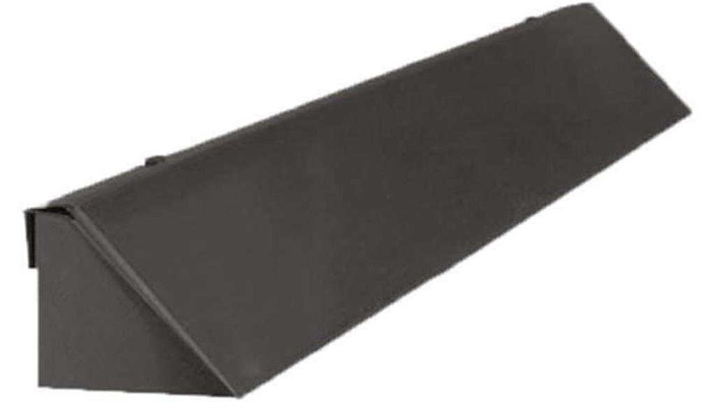 adjustable black fireplace hood