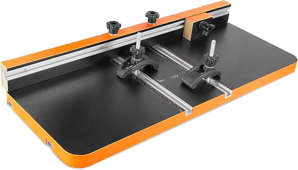 adjustable fence drill table