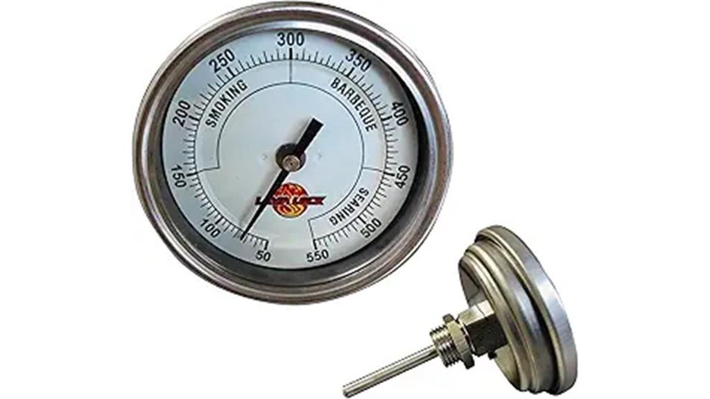 adjustable gas smoker thermometer