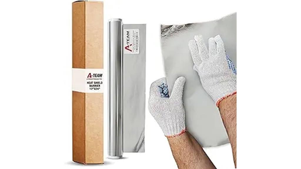 aluminum heat shield barrier
