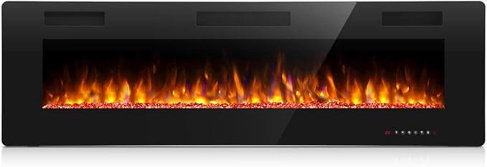 antarctic star 60 inch fireplace