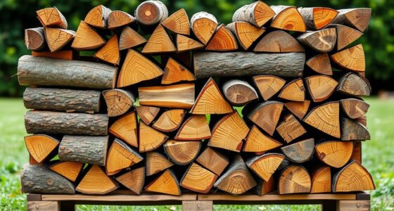 arrange wood with gaps