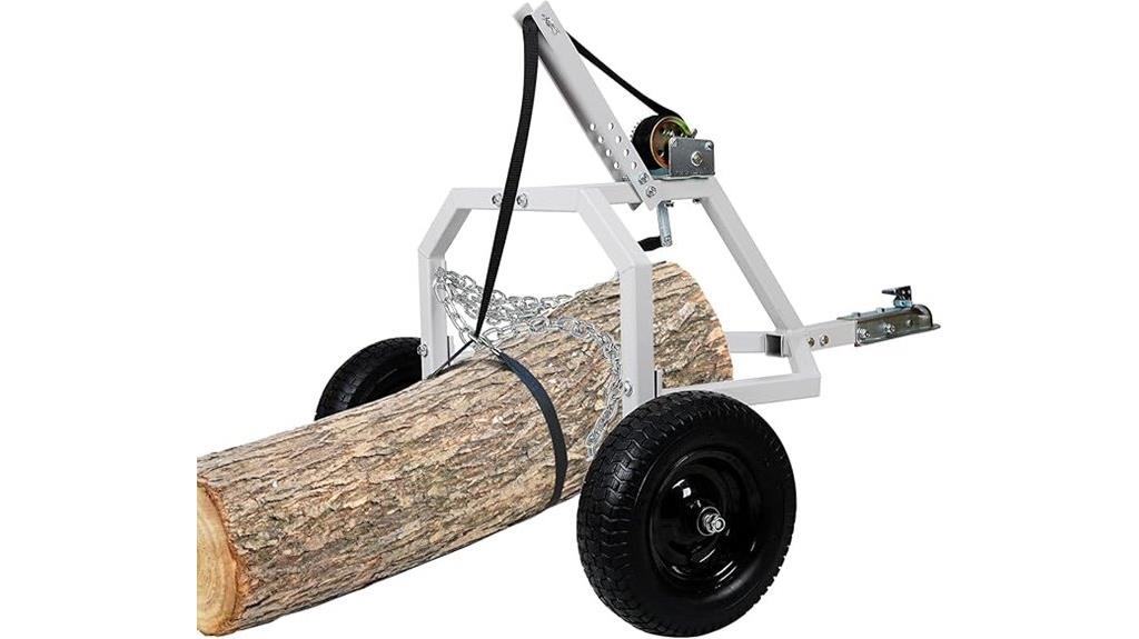 atv log skidder set