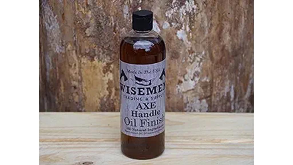 axe handle oil finish