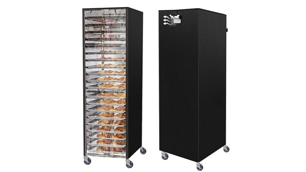 bakery sheet rack cover