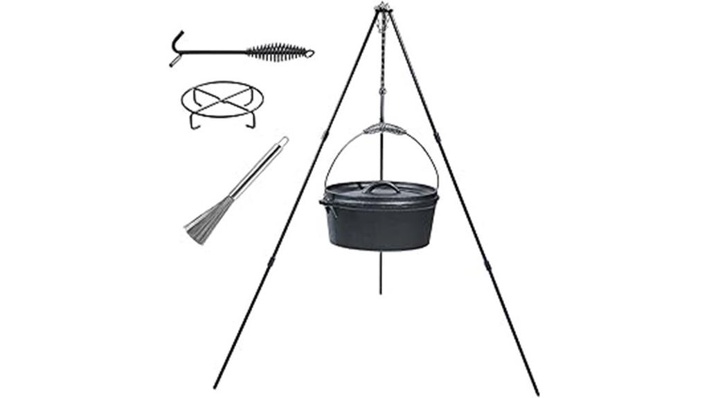 cast iron camping dutch oven