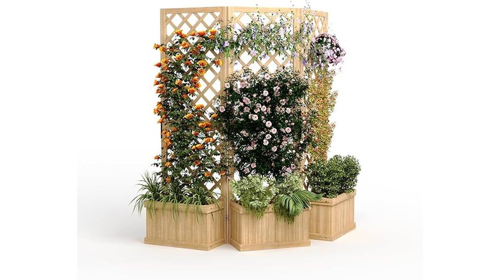 cedar garden privacy screen
