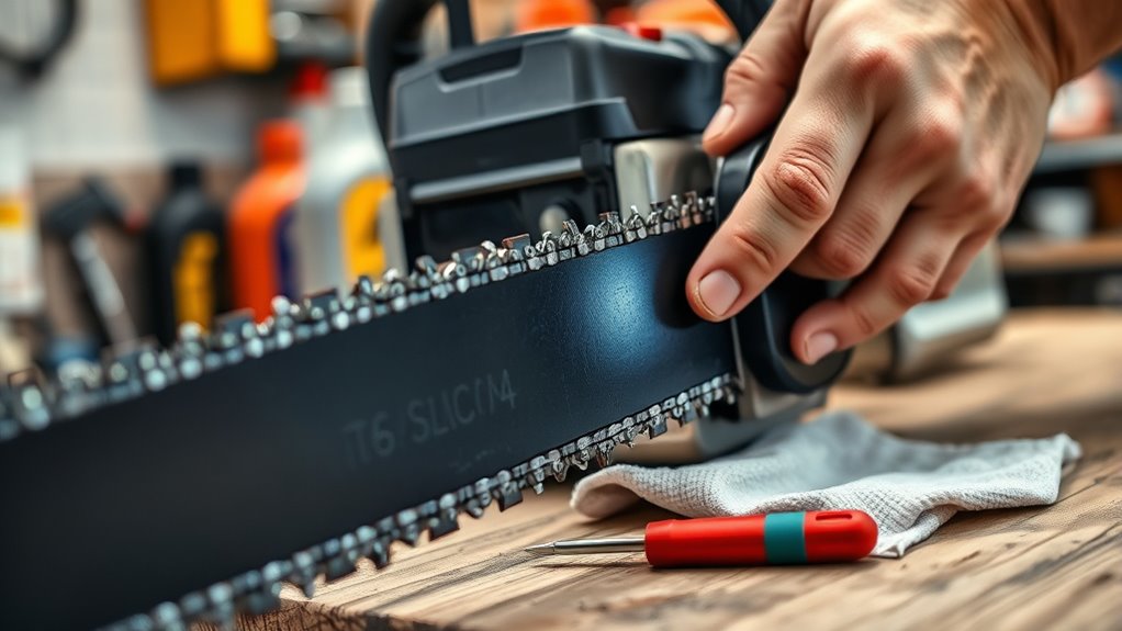 chainsaw daily maintenance routine