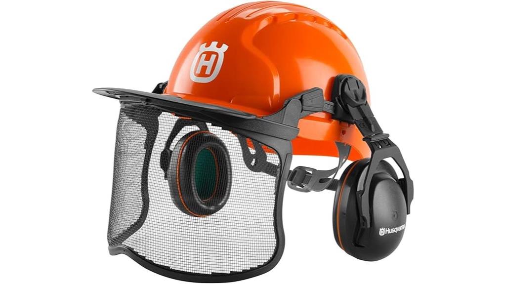 chainsaw helmet with face shield