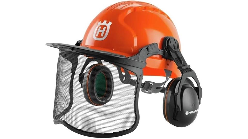 chainsaw helmet with face shield