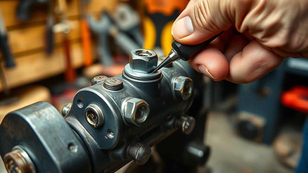 check and tighten bolts