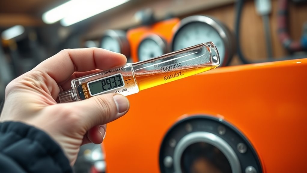 check hydraulic fluid quality