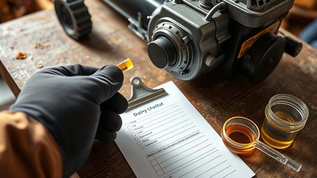 check oil level regularly