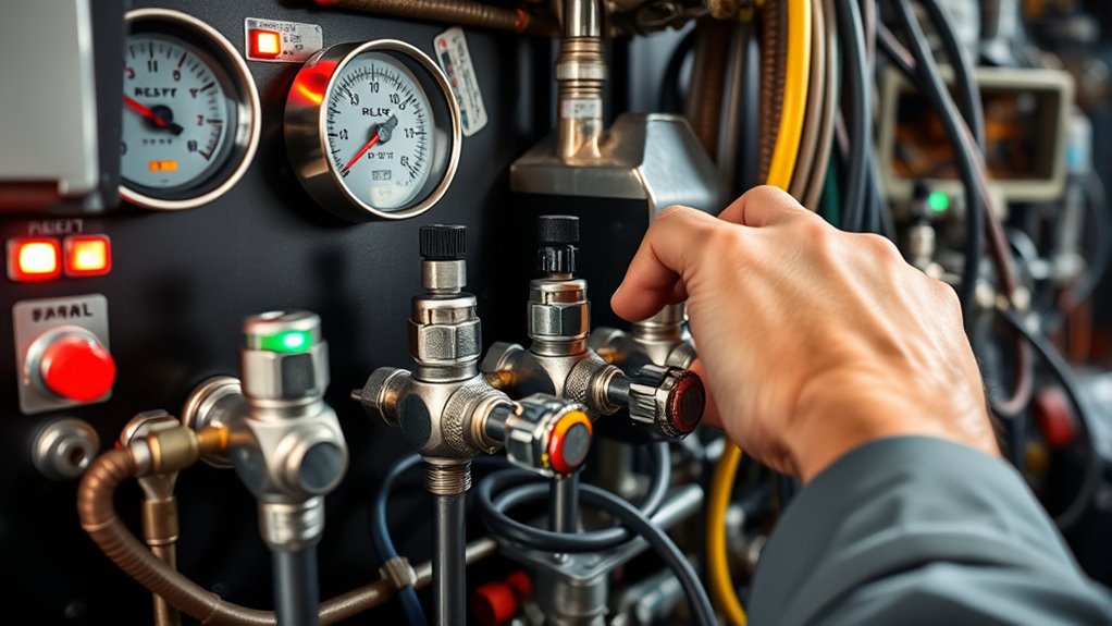 check valve system settings