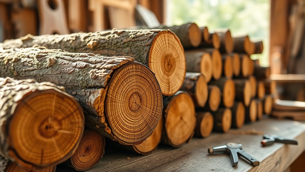 choose straight uniform logs