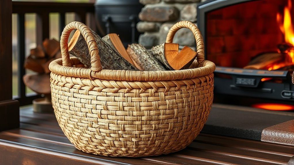 choosing durable stylish portable firewood baskets