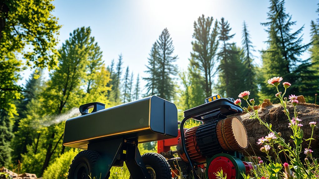 clean emission free wood splitting