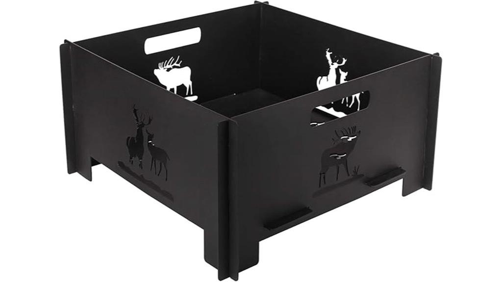 collapsible 15 8 inch firepit