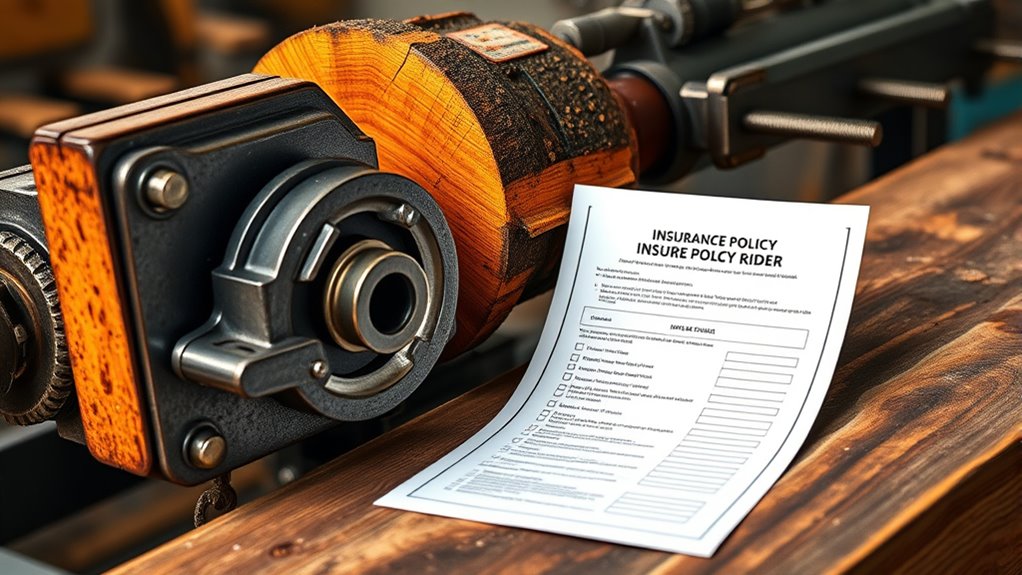 commercial log splitter insurance