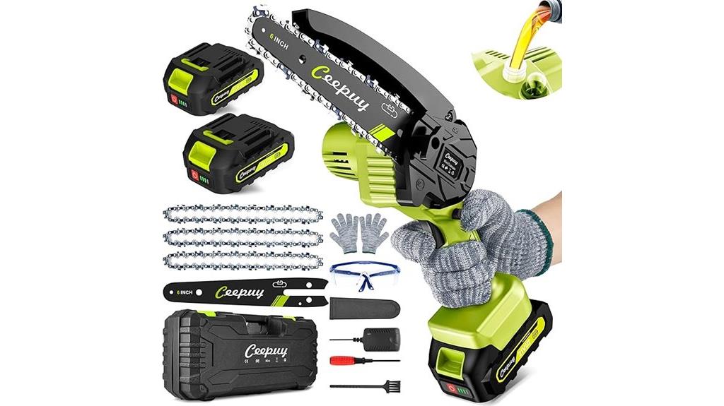 compact battery powered saw