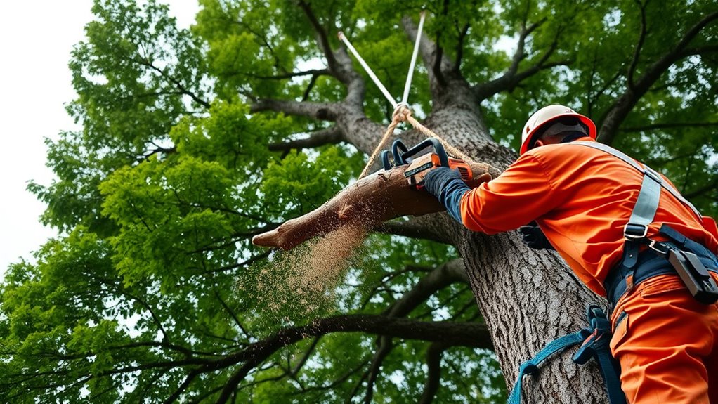 control falling debris safely