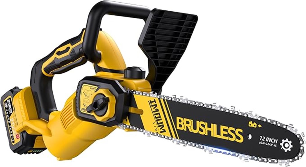 cordless 12 inch chainsaw