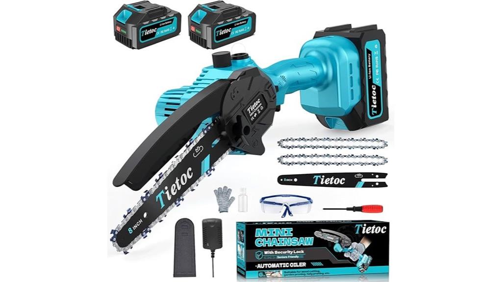 cordless 8 inch chainsaw