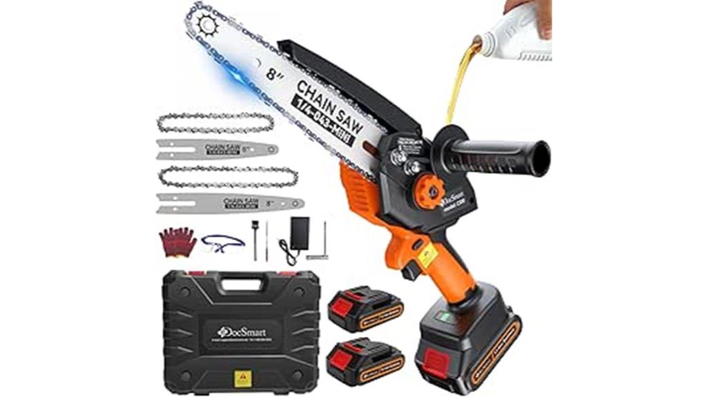 cordless chainsaw set