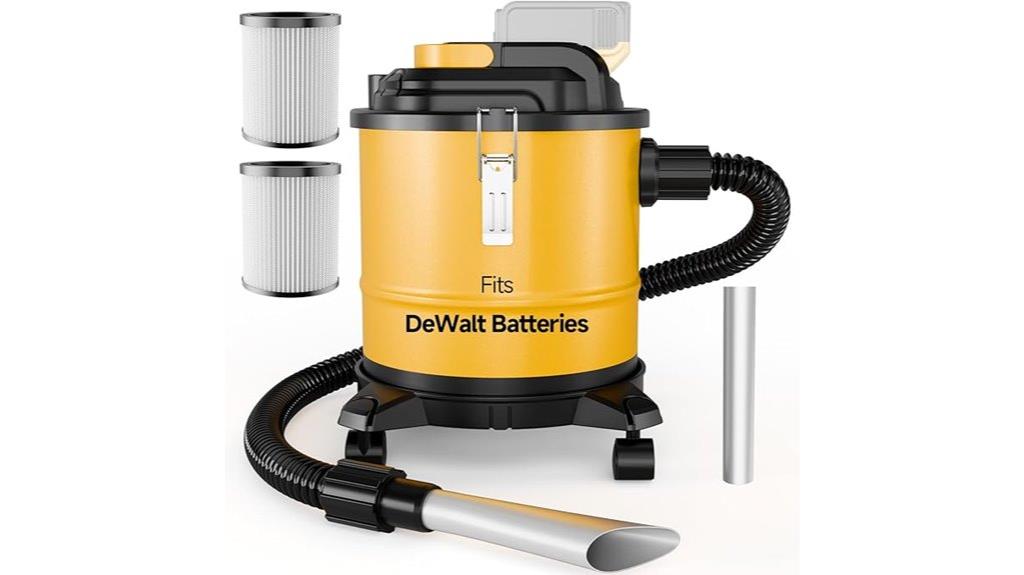 cordless pellet stove ash vacuum