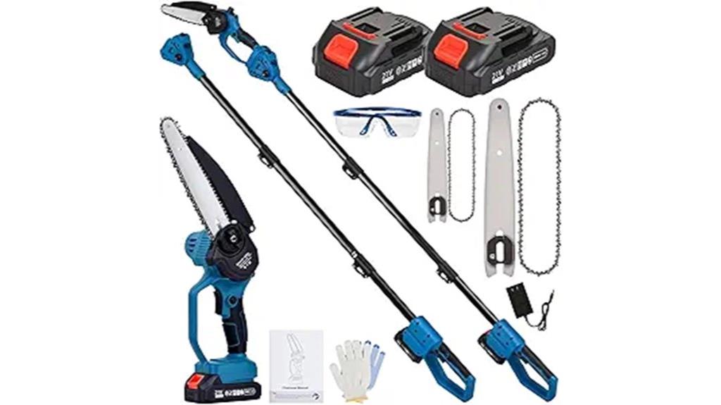 cordless pole saw combo