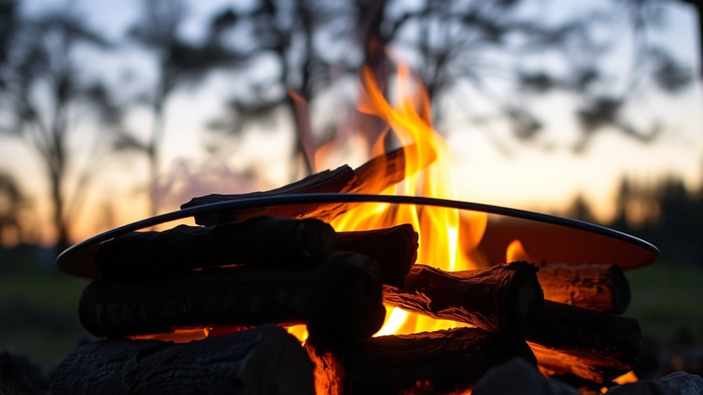 cover fire from wind