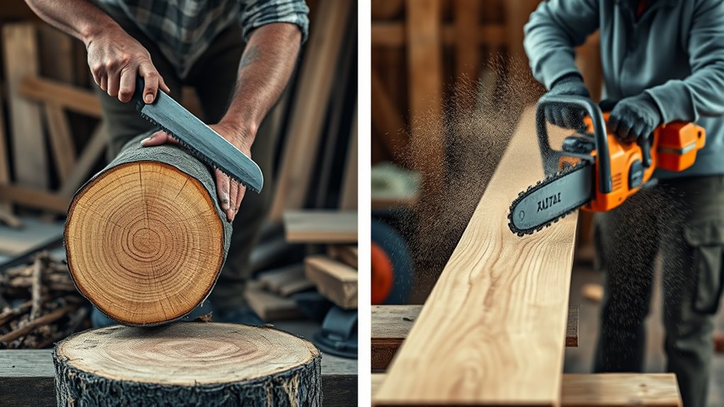cutting techniques for firewood
