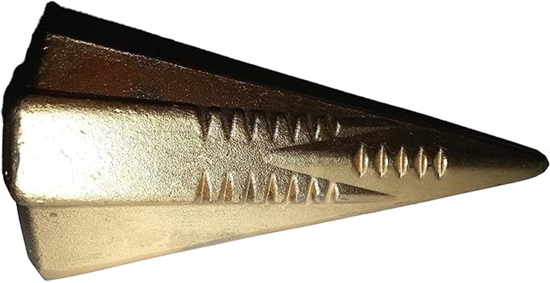 diamond wood splitting wedge