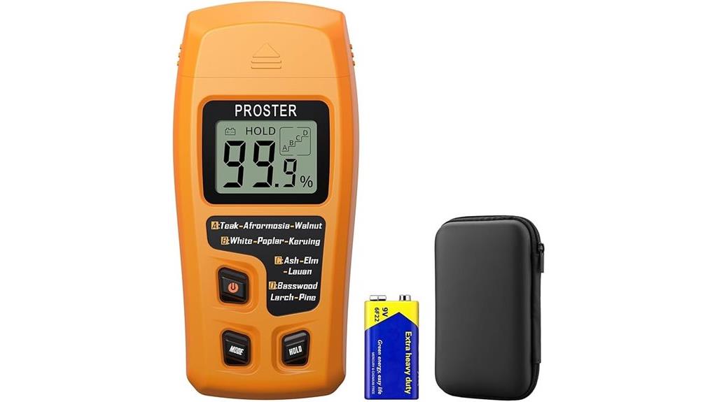 digital moisture measurement device