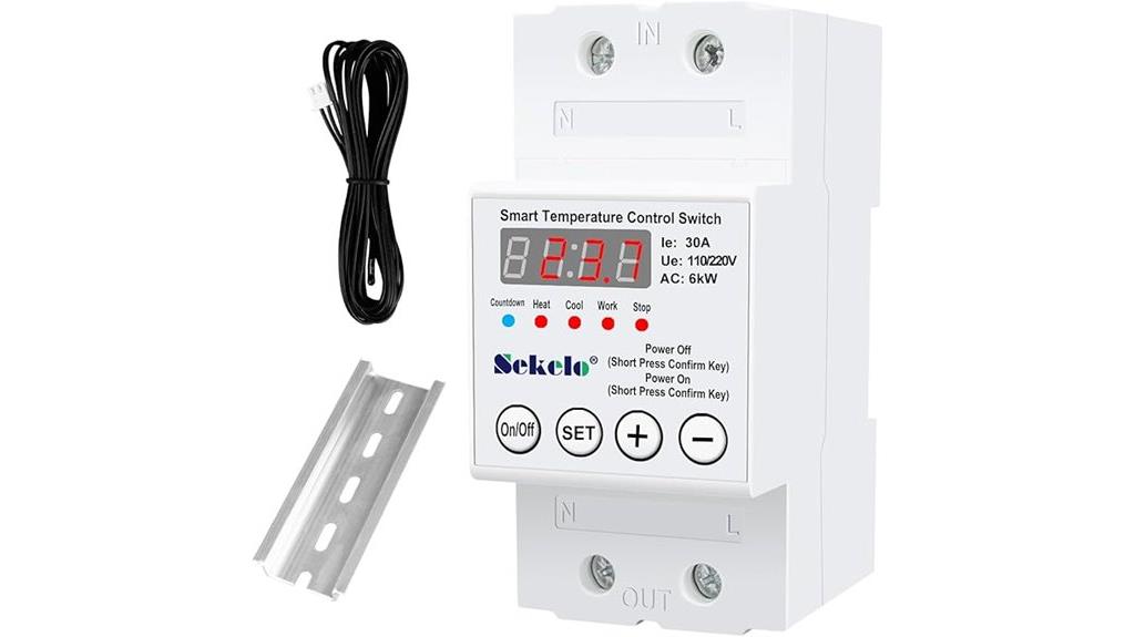 digital thermostat with lcd