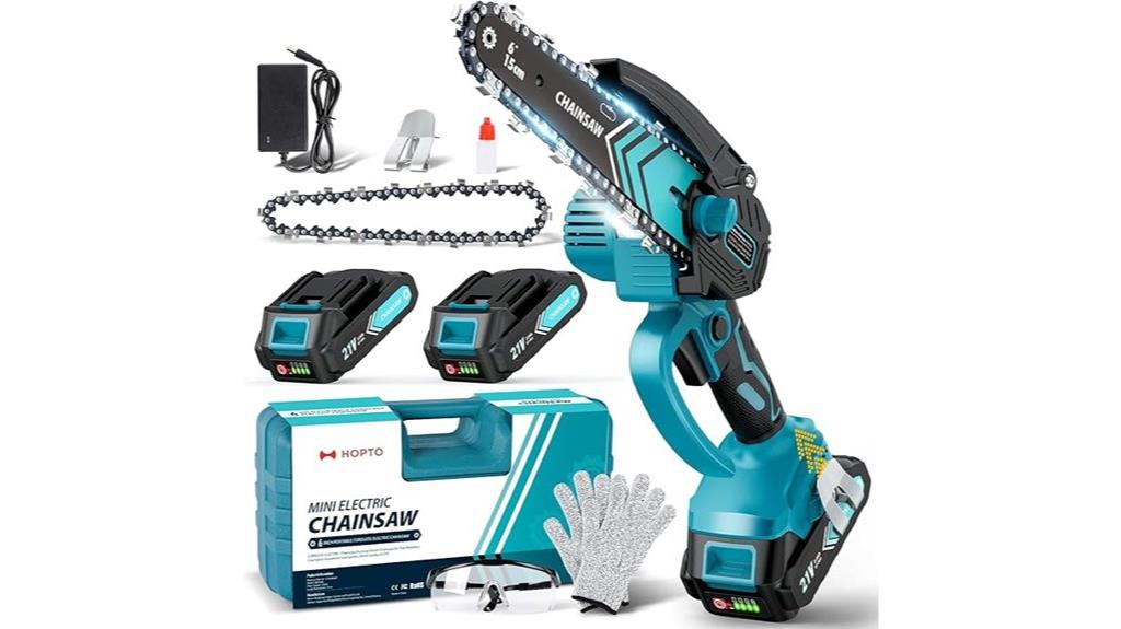 dual battery mini chainsaws